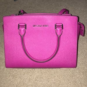 Hot pink Michael Kors purse